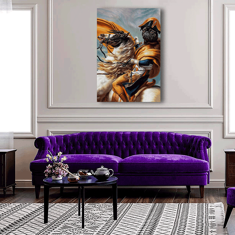Lord Napoleon Pet Portrait - Custom Pet Portrait